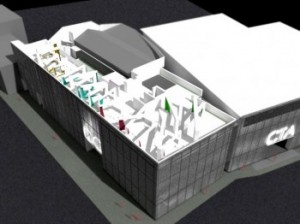 Infografía del futuro Centro de Artes en el que se incluyen los nuevos cines