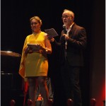 Marina Moreno y Paco Romero (Director del festival)